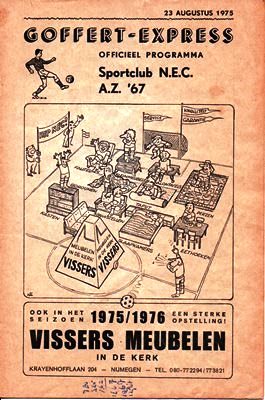 AZ Programma 23-aug-1975 NEC uit